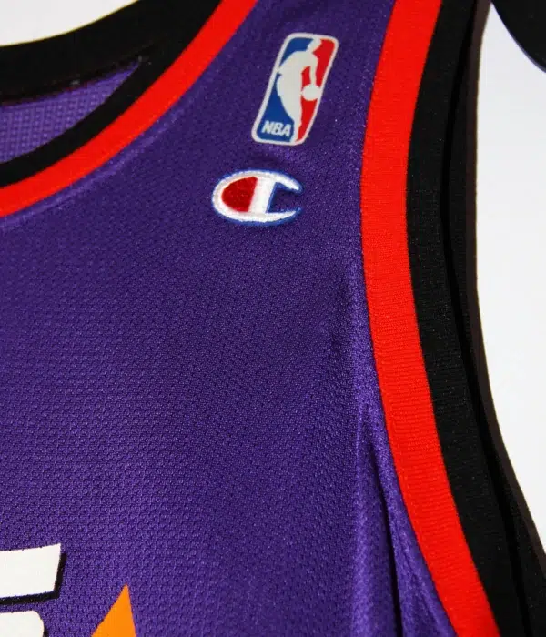 Charles Barkley #34 Phoenix Suns NBA Vintage Road Basketball Jersey - detail