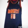 Dikembe Mutombo #55 Denver Nuggets NBA Vintage Road Basketball Jersey - XL - front