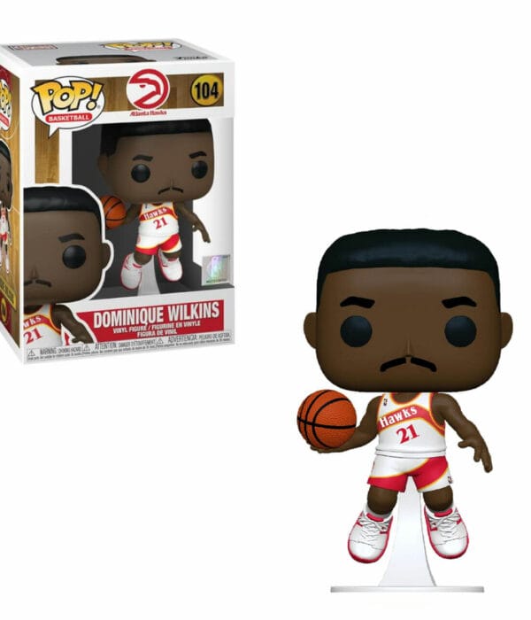 Funko POP! Dominique Wilkins #104 NBA Basketball Legend Atlanta Hawks - overview