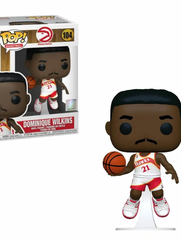 Funko POP! Dominique Wilkins #104 NBA Basketball Legend Atlanta Hawks - overview