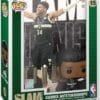 Funko POP! Giannis Antetokounmpo #15 Milwaukee Bucks NBA Slam Magazine Cover + Vinyl Figure - front