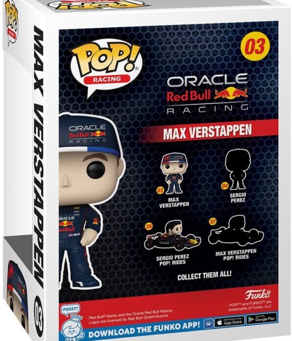 Funko POP! Max Verstappen #03 Formule 1 Oracle Red Bull Racing - back