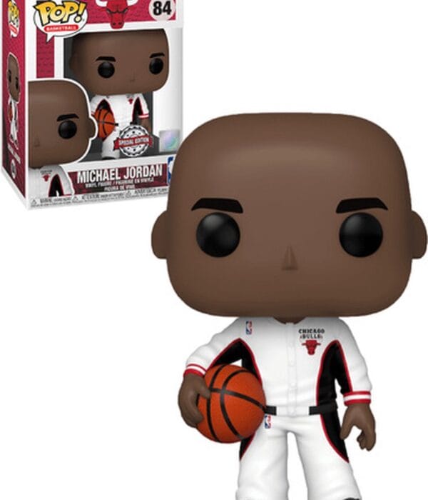Funko POP! Michael Jordan #84 NBA Basketball Chicago Bulls Warmup Suit - overview