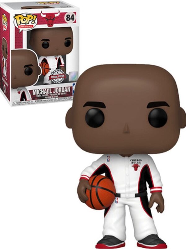 Funko POP! Michael Jordan #84 NBA Basketball Chicago Bulls Warmup Suit - overview