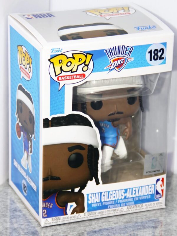 Funko POP! Shai Gilgeous-Alexander #182 NBA Basketball Oklahoma City Thunder - stand