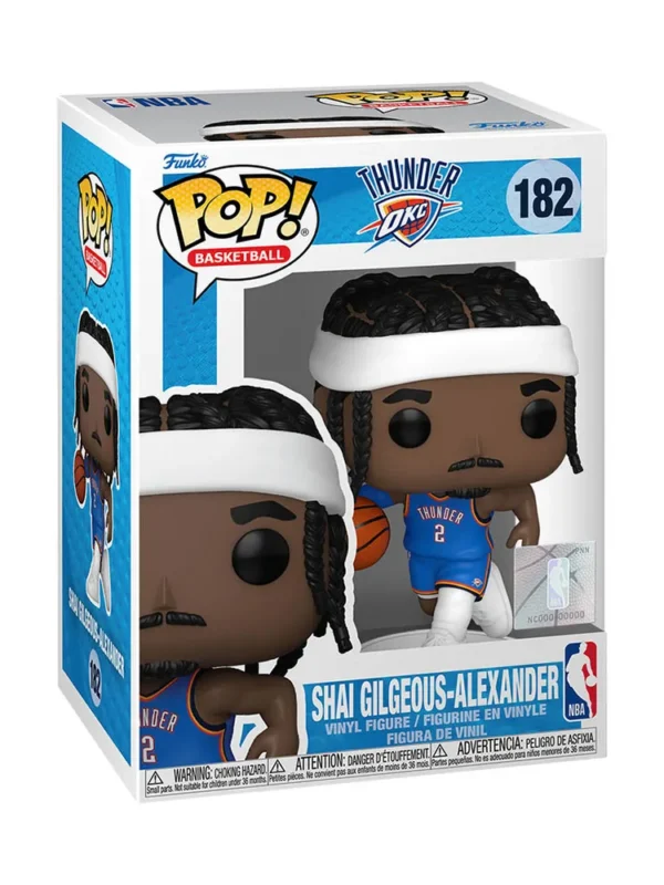 Funko POP! Shai Gilgeous-Alexander #182 NBA Basketball Oklahoma City Thunder - stand