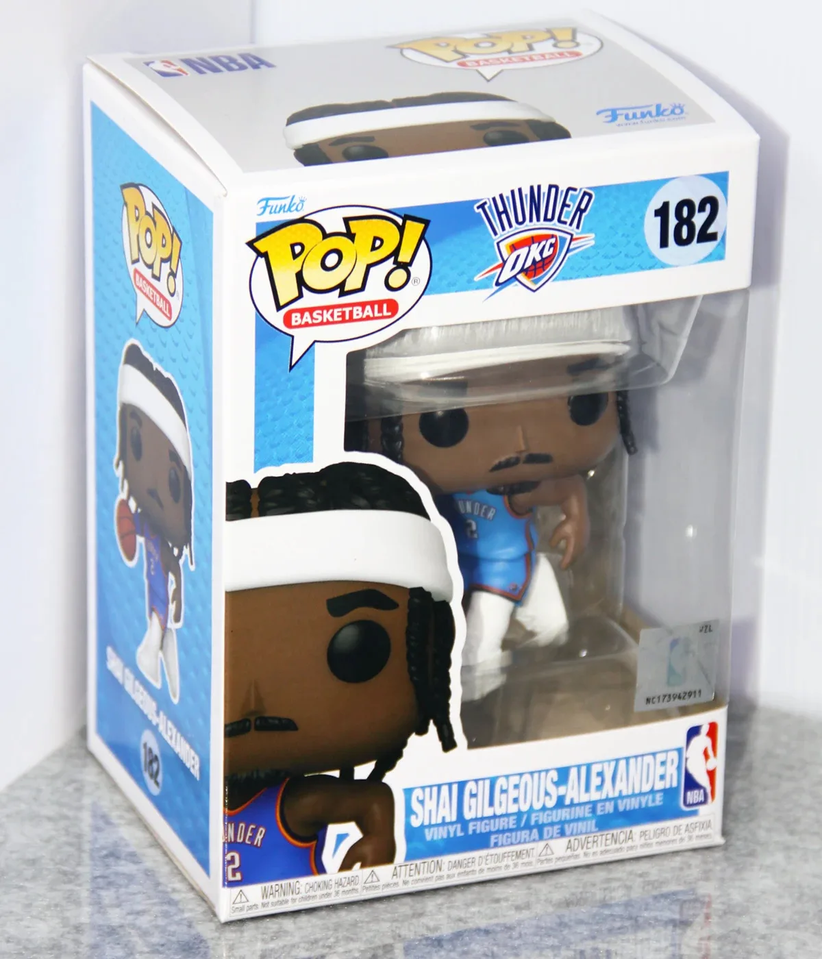 スポーツ選手 Funko Pop! NBA Stephen Curry #43 Facsimile Signed Reprint Laser Autographed