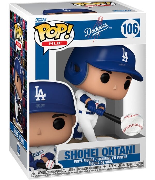 Funko POP! Shohei Ohtani #106 MLB Baseball Los Angeles Dodgers - box
