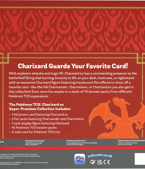 Pokémon TCG Charizard ex Super-Premium Collection - Sealed - back