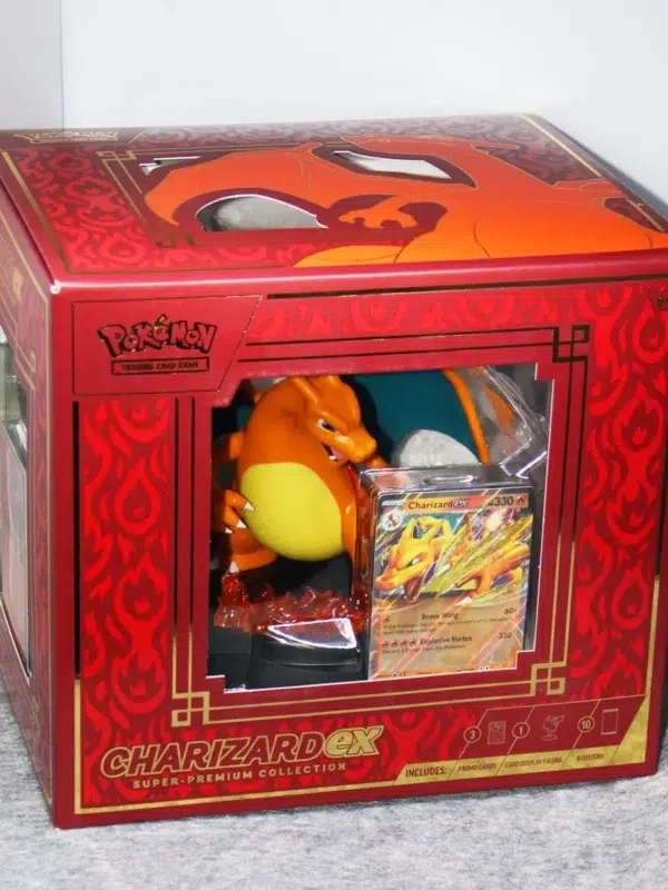 Pokémon TCG Charizard ex Super-Premium Collection - Sealed - stand