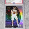 2017-18 Dirk Nowitzki #1 Panini Select Concourse Silver Prizm PSA 9 MINT - front