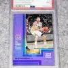 2017-18 Klay Thompson #14 Panini Status Symbols Purple PSA 9 MINT SN#40 - front