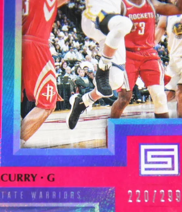 2017-18 Stephen Curry #8 Panini Status Symbols Red PSA 9