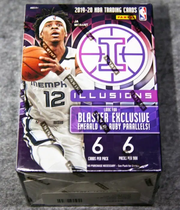 2019-20 Panini Illusions Basketball Blaster Box - Sealed - front