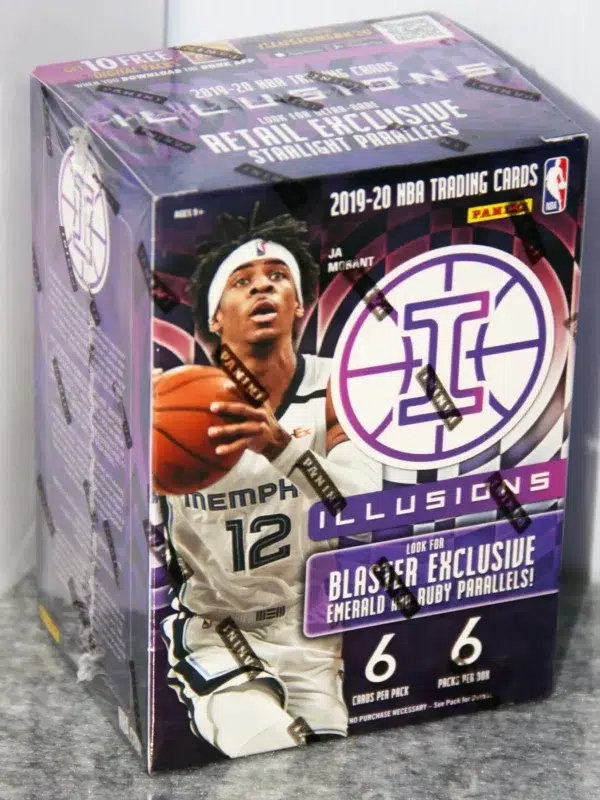 2019-20 Panini Illusions Basketball Blaster Box - Sealed - stand