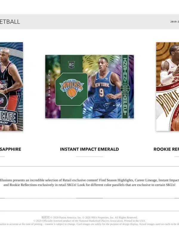 2019-20 Panini Illusions Basketball Blaster Box - Sealed - supplier5