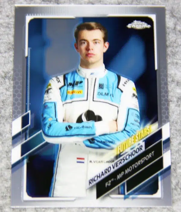 2021 Richard Verschoor #63 Topps Chrome F2 Future Stars - front