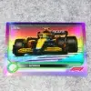 2022 Lando Norris #35 Topps Chrome F1 Purple Green Refractor - front