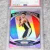 2023-24 Victor Wembanyama #2 Panini Prizm Global Reach Silver Prizm RC PSA 9 MINT - front