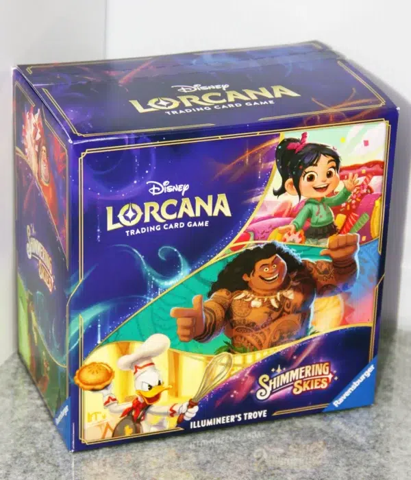 Disney Lorcana TCG Shimmering Skies Trove Box - front