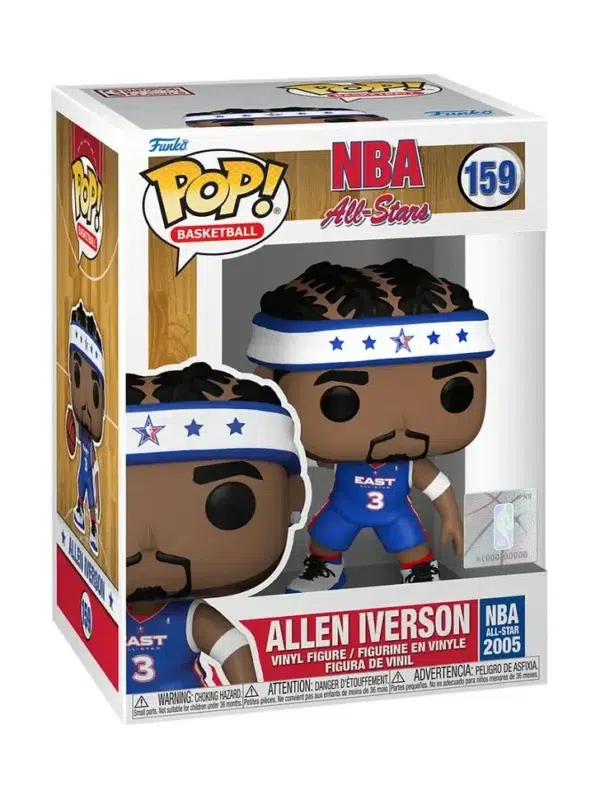 Funko POP! Allen Iverson #159 NBA All-Stars Basketball Philadelphia 76ers - box