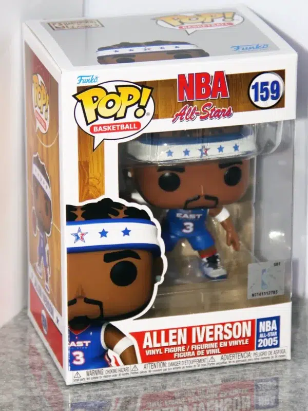 Funko POP! Allen Iverson #159 NBA All-Stars Basketball Philadelphia 76ers - stand