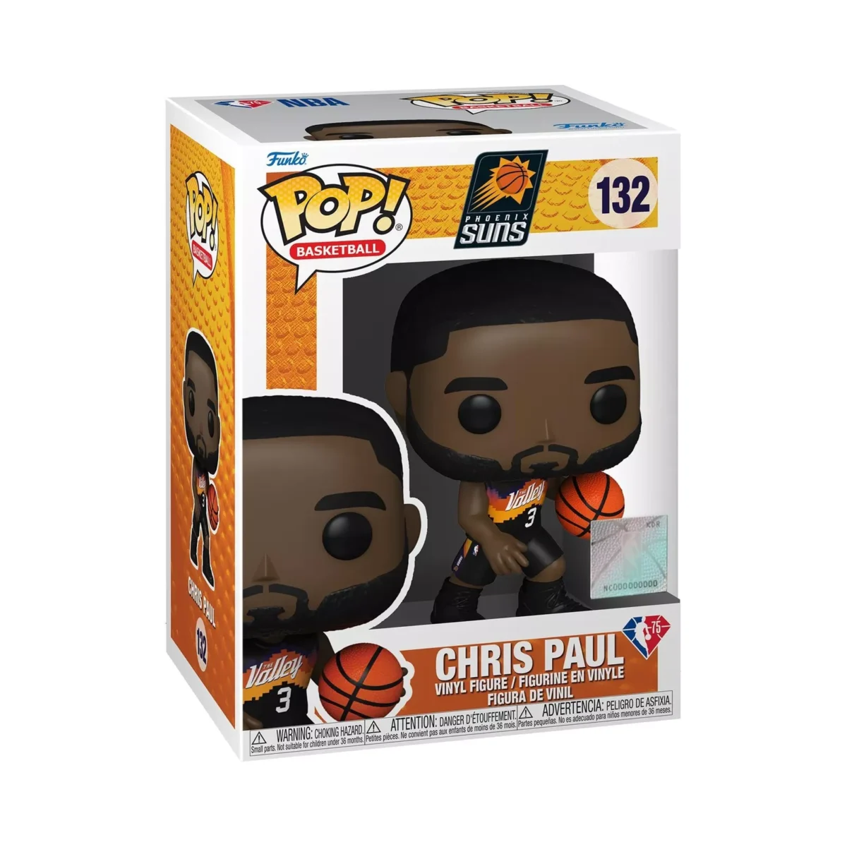 Funko POP! Chris Paul #132 NBA Basketball Phoenix Suns - box