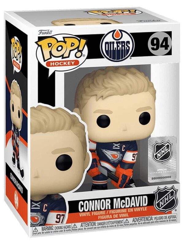 Funko POP! Connor McDavid #95 NHL Hockey Edmonton Oilers - box