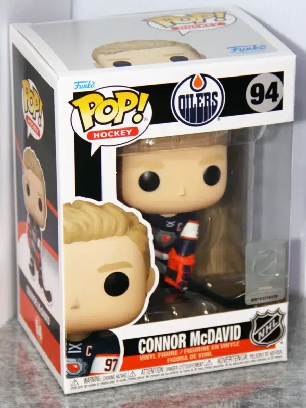 Funko POP! Connor McDavid #95 NHL Hockey Edmonton Oilers - stand