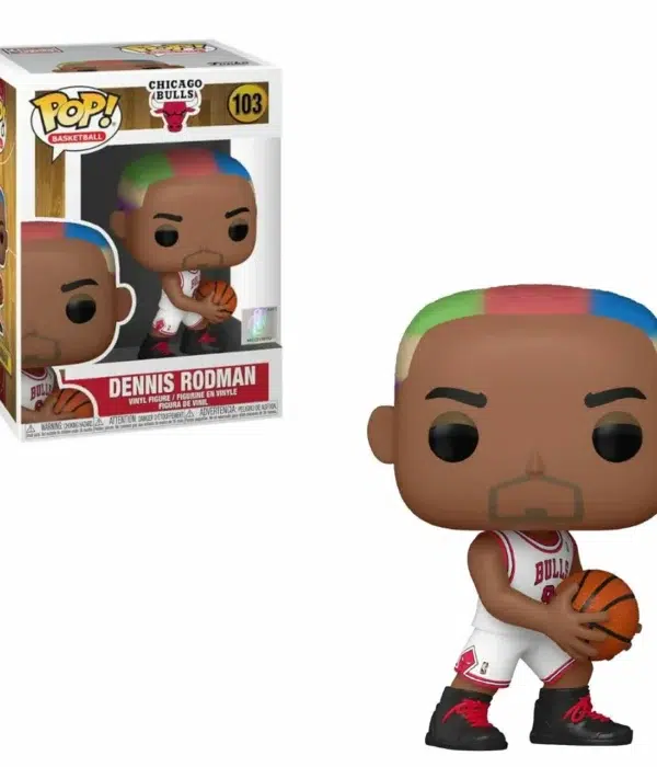 Funko POP! Dennis Rodman #103 NBA Basketball Chicago Bulls Edition with Colored Hair - overview