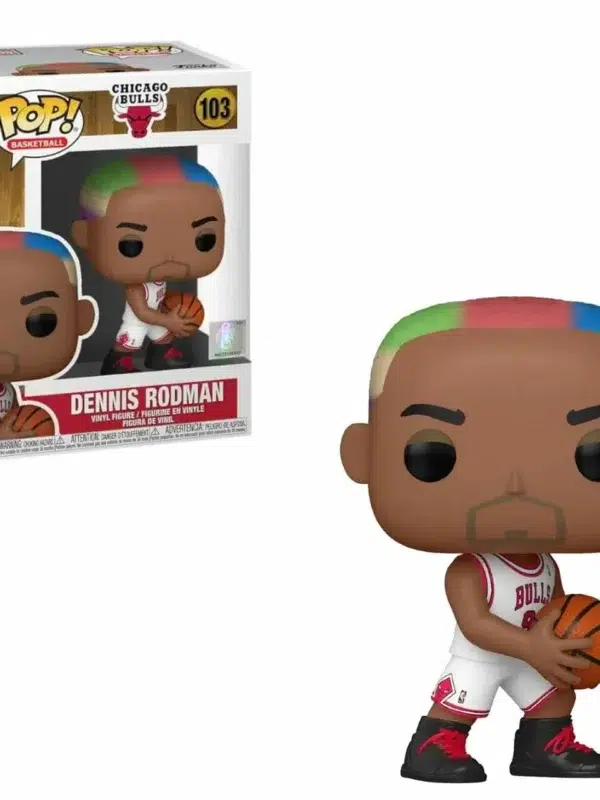 Funko POP! Dennis Rodman #103 NBA Basketball Chicago Bulls Edition with Colored Hair - overview
