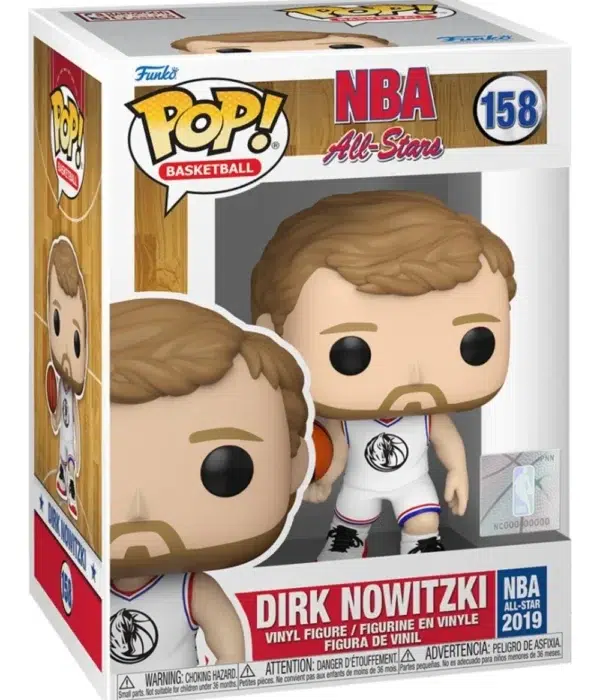 Funko POP! Dirk Nowitzki #158 NBA All-Stars Basketball Dallas Mavericks - box