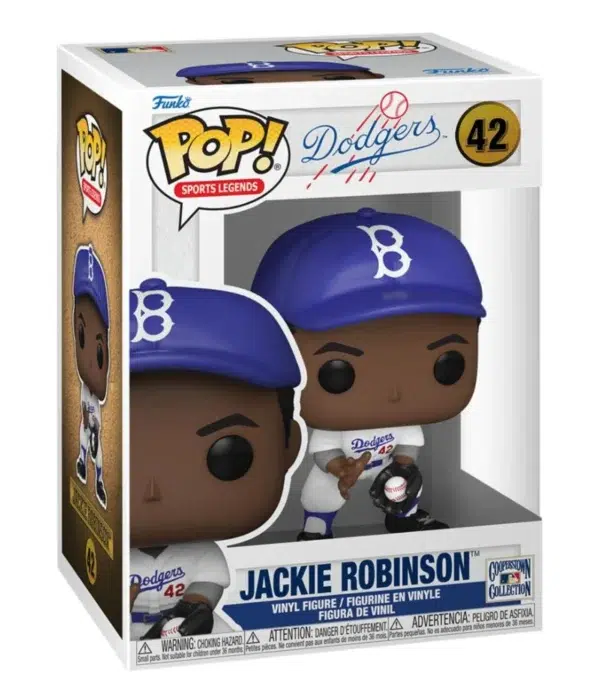 Funko POP! Jackie Robinson #42 Sports Legends MLB Baseball Brooklyn Dodgers - box