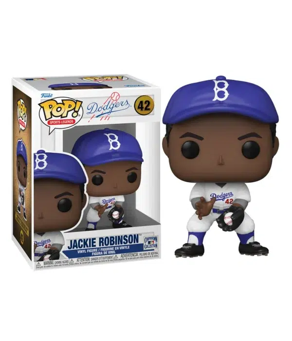 Funko POP! Jackie Robinson #42 Sports Legends MLB Baseball Brooklyn Dodgers - overview