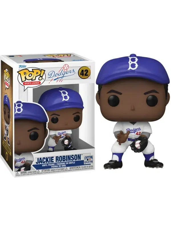 Funko POP! Jackie Robinson #42 Sports Legends MLB Baseball Brooklyn Dodgers - overview