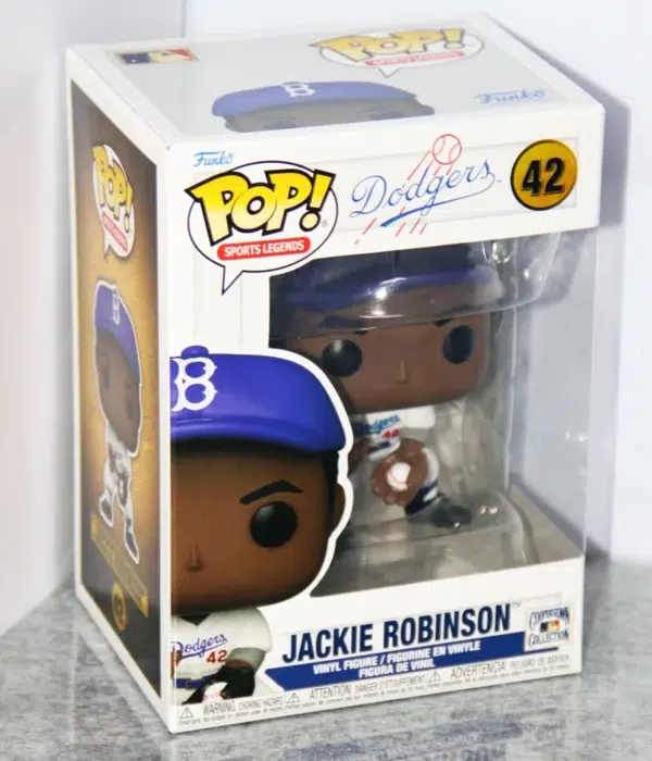 Funko POP! Jackie Robinson #42 Sports Legends MLB Baseball Brooklyn Dodgers - stand