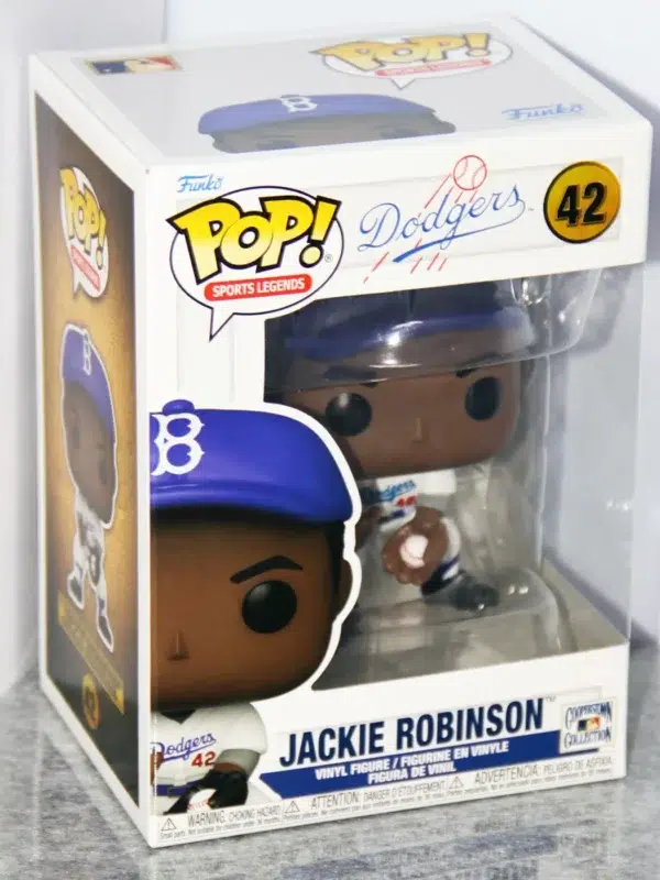 Funko POP! Jackie Robinson #42 Sports Legends MLB Baseball Brooklyn Dodgers - stand