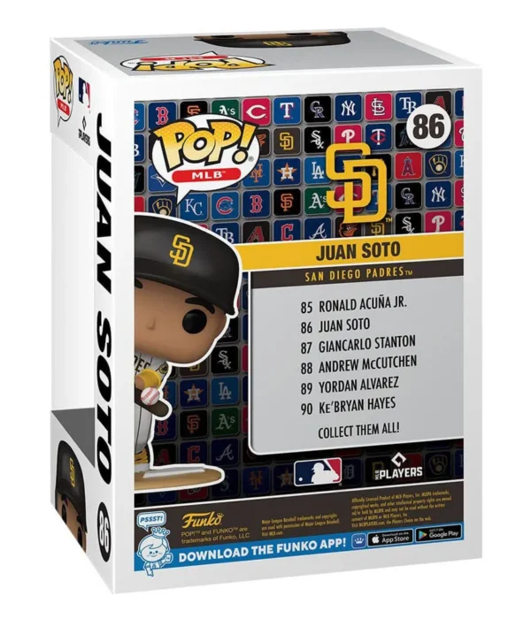Funko POP! Juan Soto #86 MLB Baseball San Diego Padres - back