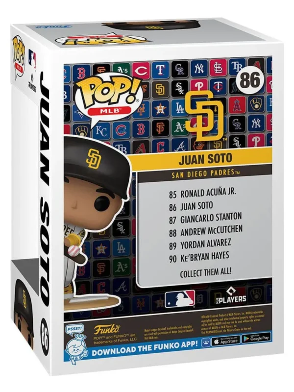 Funko POP! Juan Soto #86 MLB Baseball San Diego Padres - back