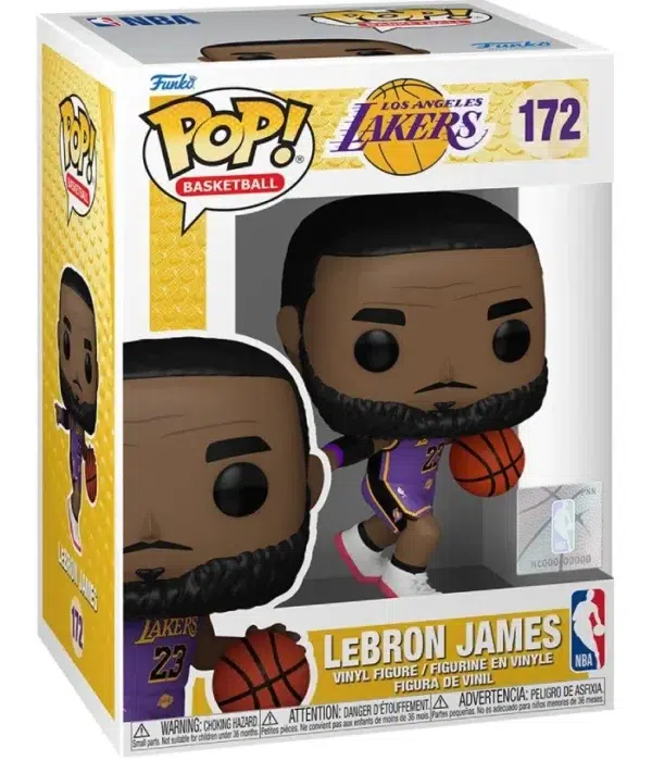 Funko POP! LeBron James #172 NBA Basketball Los Angeles Lakers - box