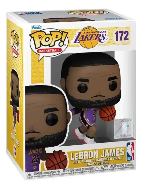 Funko POP! LeBron James #172 NBA Basketball Los Angeles Lakers - box