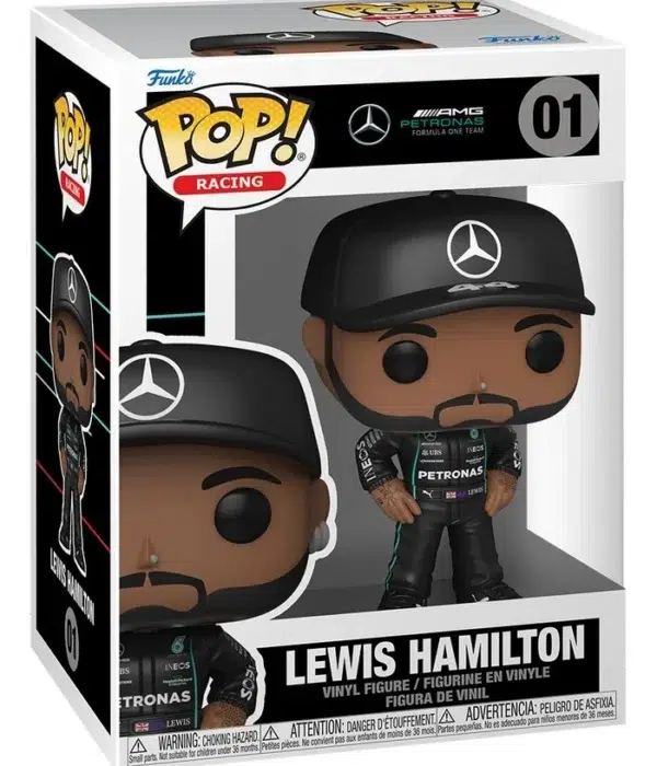 Funko POP! Lewis Hamilton #01 Formule 1 Racing Mercedes AMG Petronas - box