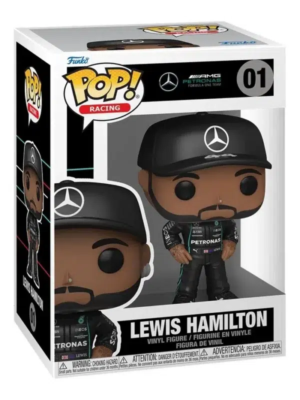 Funko POP! Lewis Hamilton #01 Formule 1 Racing Mercedes AMG Petronas - box