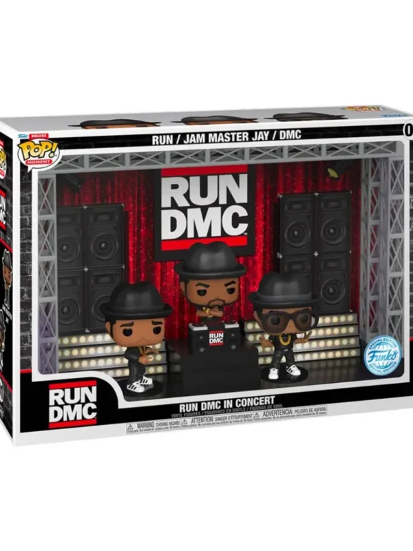 Funko POP! Moment Deluxe Run - Jam Master Jay - DMC #01 Run DMC in Concert + Vinyl Figure - stand