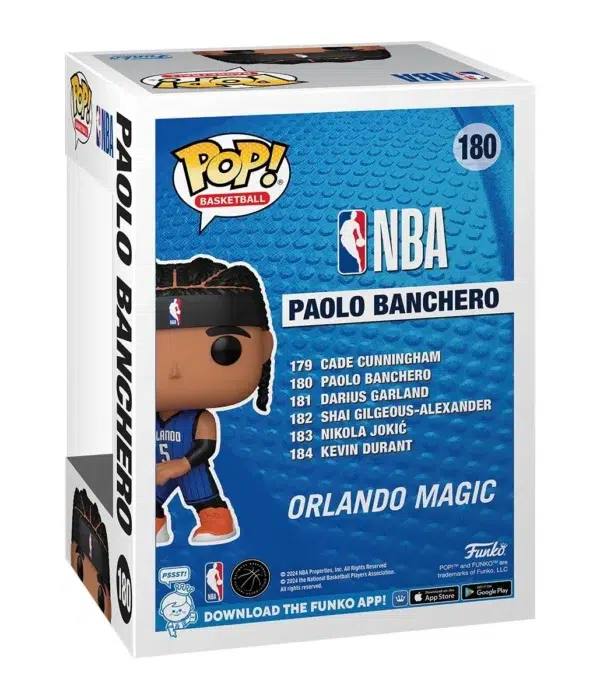 Funko POP! Paolo Banchero #180 NBA Basketball Orlando Magic - back