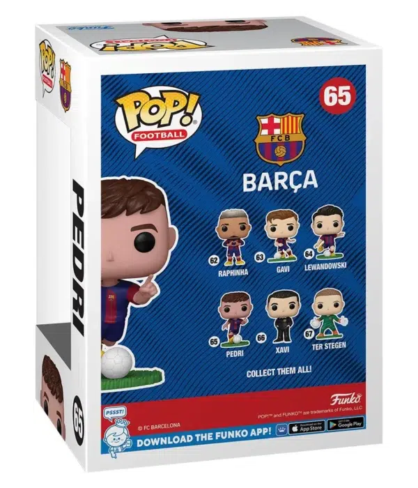 Funko POP! Pedri #65 LaLiga Football FC Barca - back