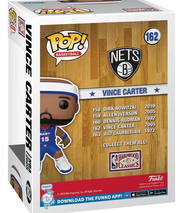 Funko POP! Vince Carter #162 NBA All-Stars Basketball - back