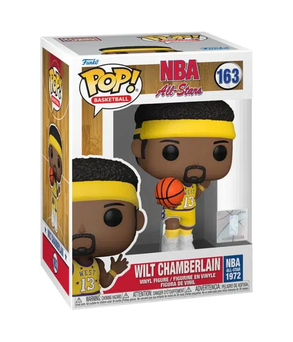 Funko POP! Wilt Chamberlain #163 NBA All-Stars Basketball Los Angeles Lakers - box