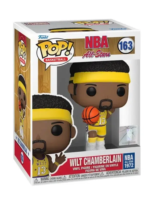 Funko POP! Wilt Chamberlain #163 NBA All-Stars Basketball Los Angeles Lakers - box