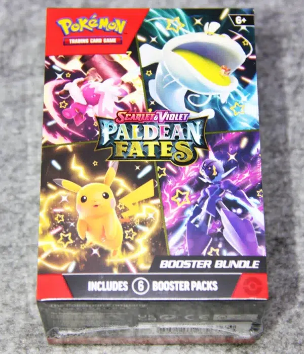 Pokemon TCG Scarlet & Violet Paldean Fates Booster 6pk Bundle - Sealed - front